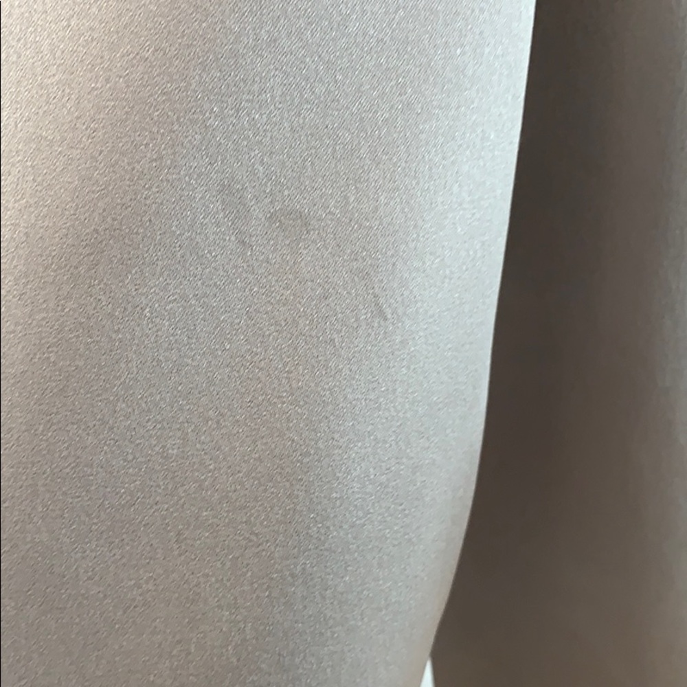 Size 10 David’s bridal silver/gray strapless dress - Picture 3 of 8